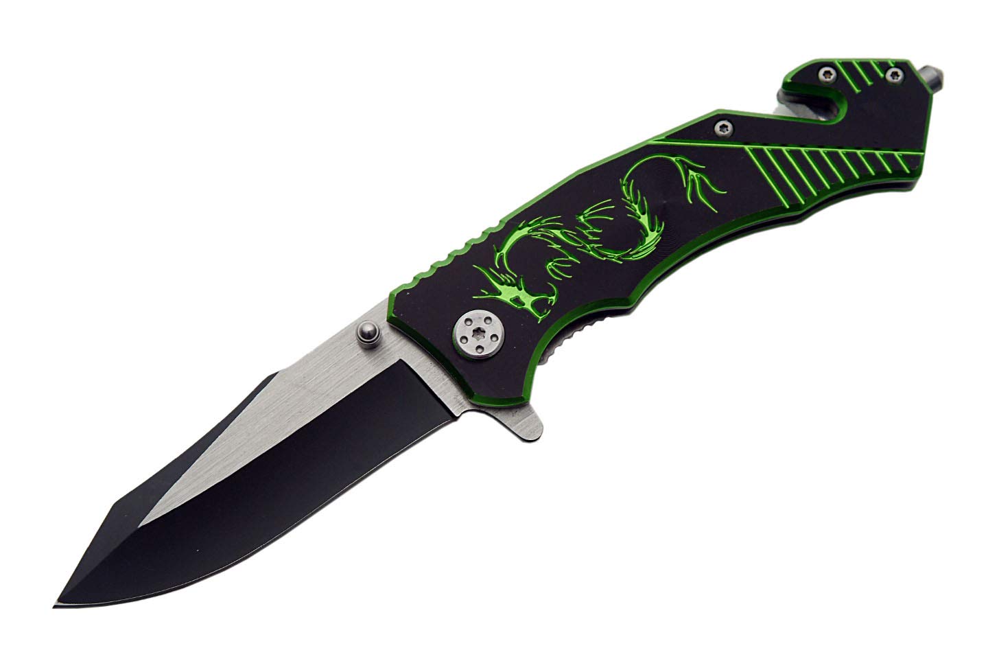 Dragon Rescue Assisted Knife - Tactical EDC for Outdoor & Survival