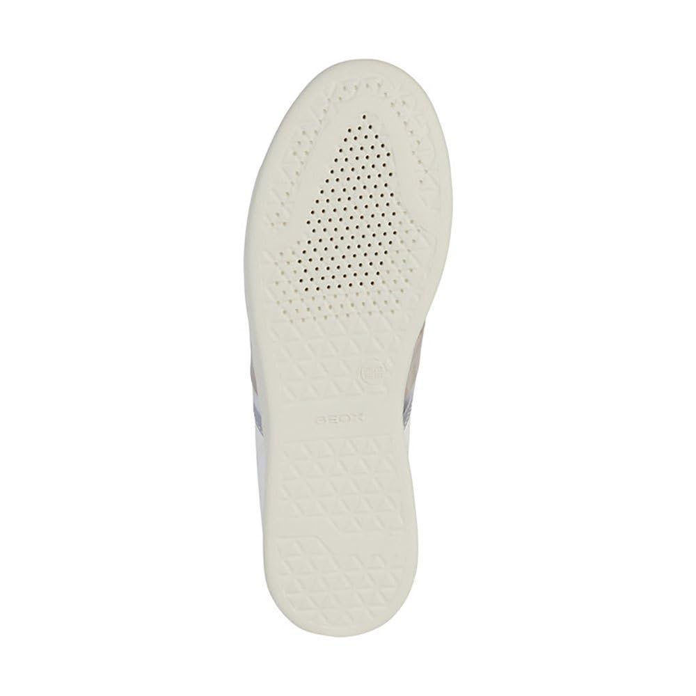 Geox Women's Breathable Low-Top Sneakers - Comfortable Casual Walking Shoes for Women - Perfect for Work, Travel & Everyday Wear