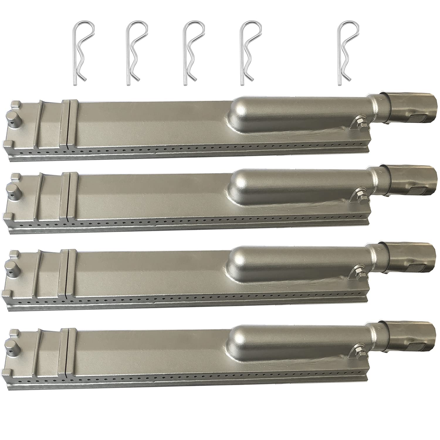 Premium Stainless Steel BBQ Grill Burner Replacement Parts - Compatible with Bull, Lion, Aussie Blaze, Beafeater, Charbroil, Nexgrill, Thermos Turbo (Models: CIT, 26102, 23301, 16516, 44305) - Perfect for Backyard Grilling, Outdoor Cooking & BBQ Parties