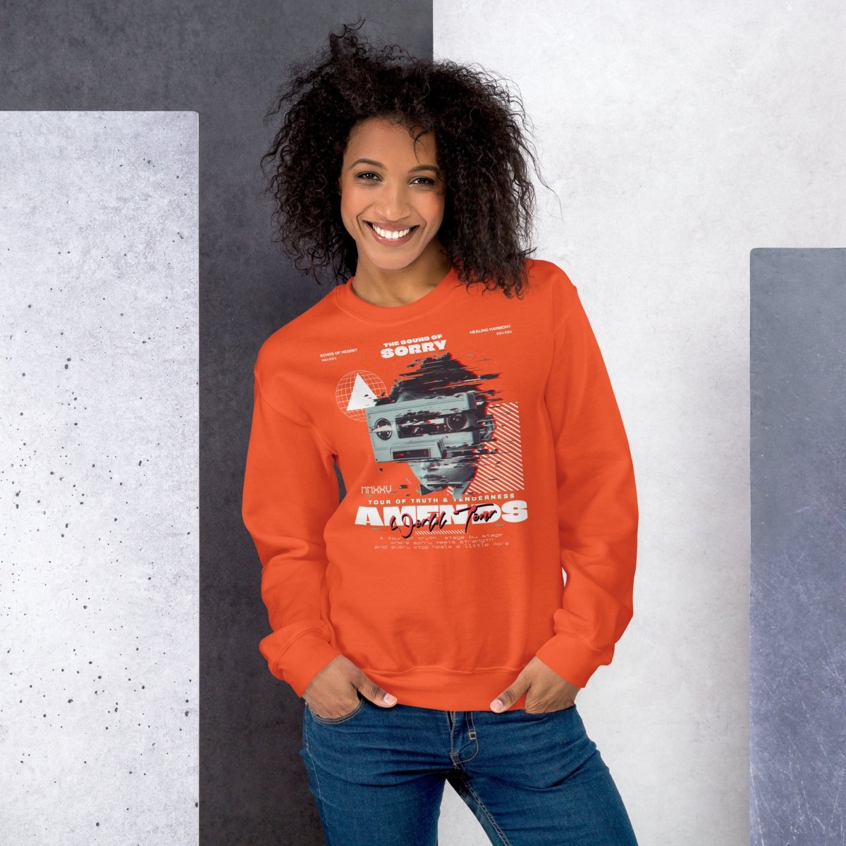 Amends World Tour Sweatshirt - Step 9 Metal Graphic Hoodie | Vintage Concert Merch | Perfect for Concerts, Gifts & Streetwear Fashion