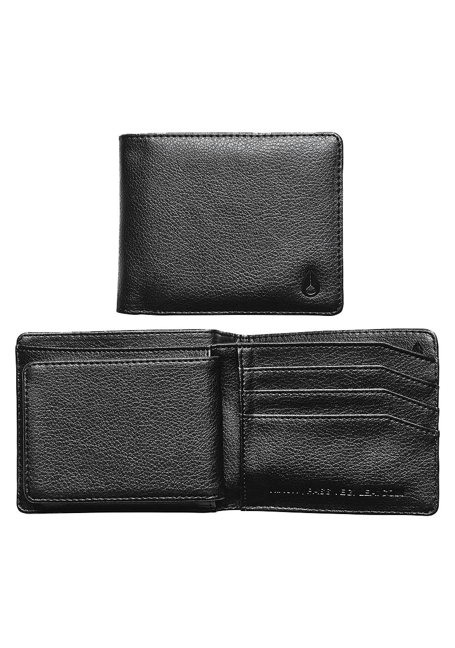 Vegan Leather Coin Wallet for Men & Women - Slim RFID Blocking Minimalist Card Holder - Perfect for Travel, Shopping & Everyday Use (Black)