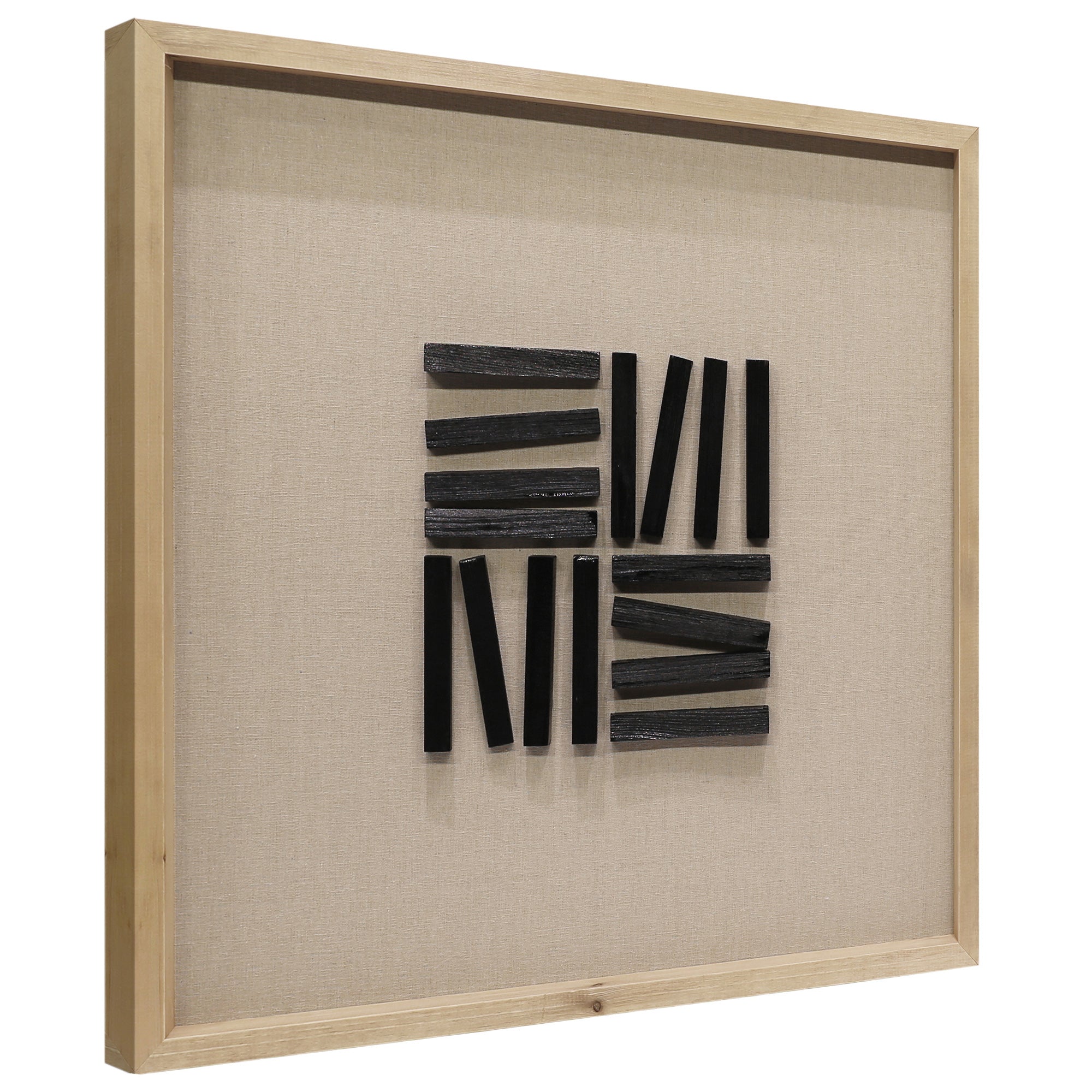 Match I Wall Art - Modern Abstract Canvas Painting for Home & Office Decor - Perfect for Living Room, Bedroom, and Workspace