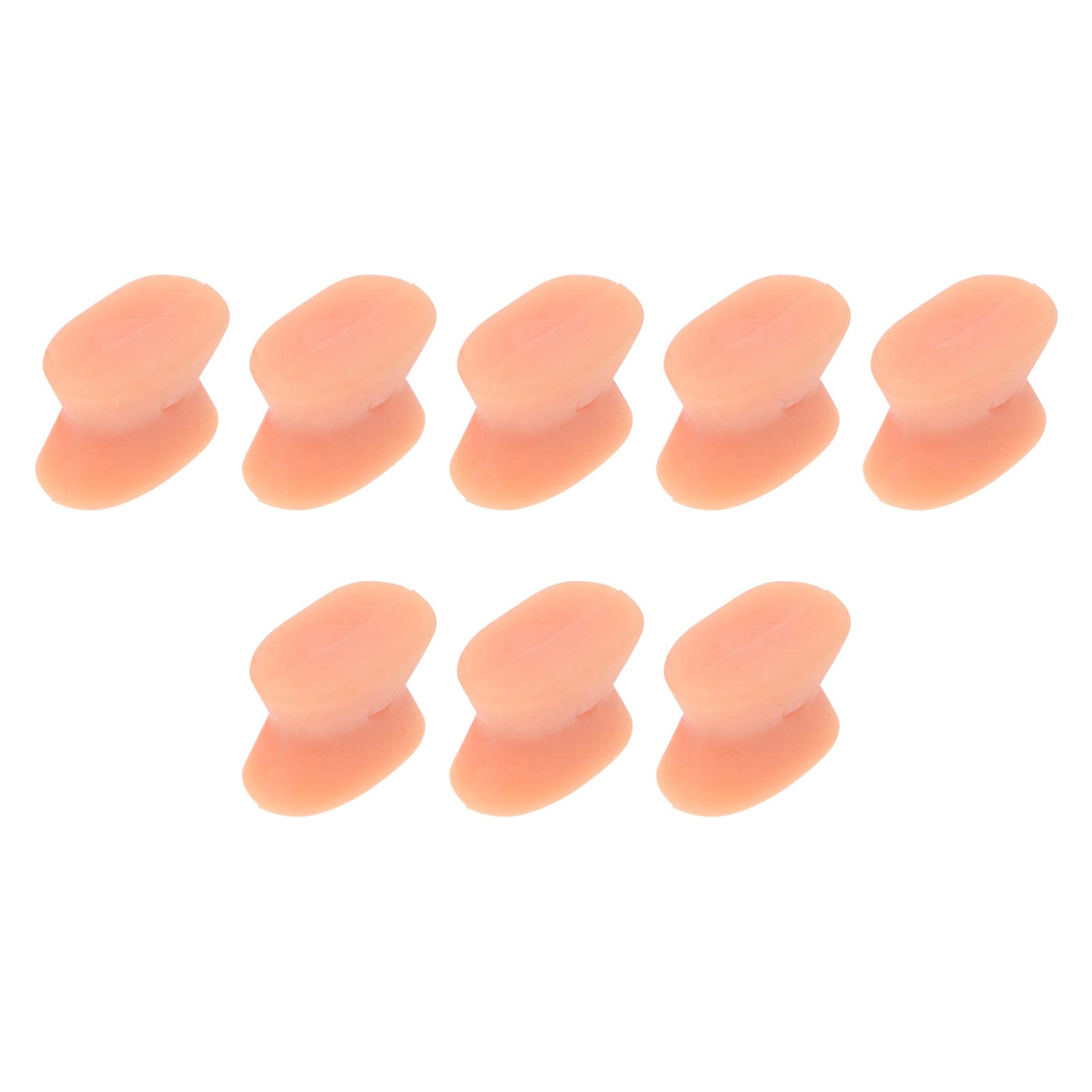 Lurrose 8-Piece Silicone Toe Separators & Thumb Splint - Hallux Valgus Orthosis for Overlapping Toes Pain Relief - Pedicure Tools for Straightening Toes (Perfect for Manicure, Pedicure & Post-Surgery Recovery)