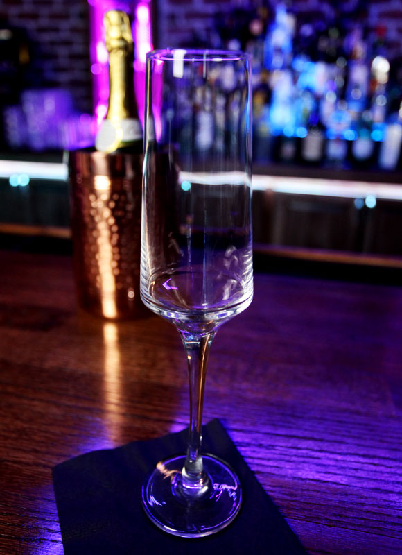 BarConic® Premium 8 oz Tall Champagne Flute Glasses - Elegant Crystal Clear Glassware for Weddings, Parties & Celebrations
