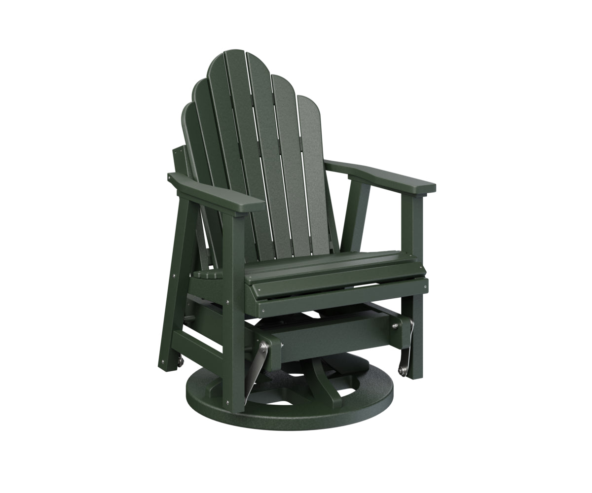 Berlin Gardens Cozi Back Swivel Glider - Outdoor Patio Rocking Chair with Cushion, Weather-Resistant for Garden, Deck, Porch & Poolside Relaxation