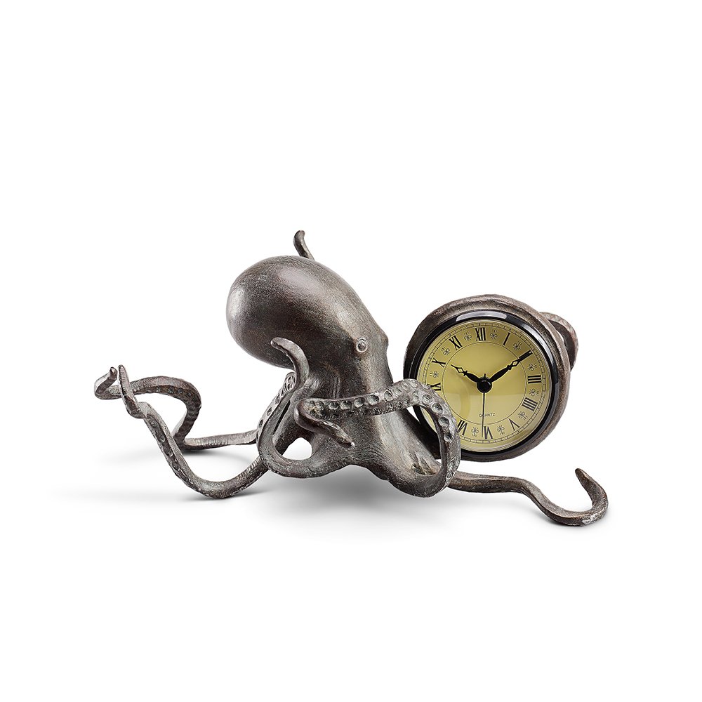 SPI Octopus Desk Clock - Fun Office & Home Decor