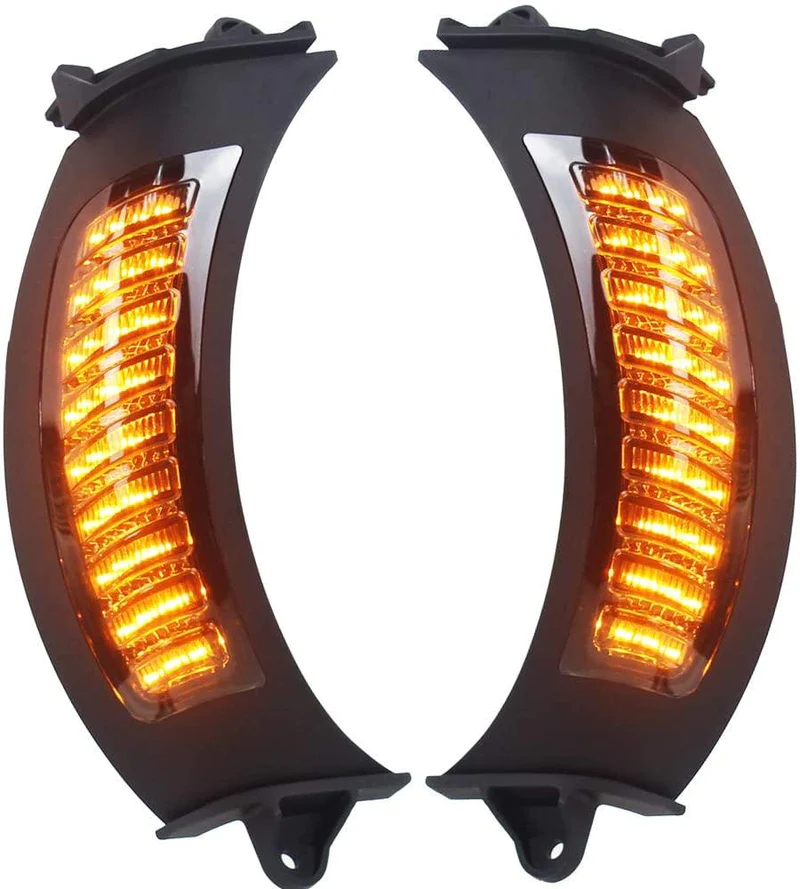 Eagle Lights LED Projection Headlight for Harley Davidson 2015+ Road Glide with Vent Insert Light Combo Kit - High Visibility Motorcycle Headlight for Night Riding & Improved Safety