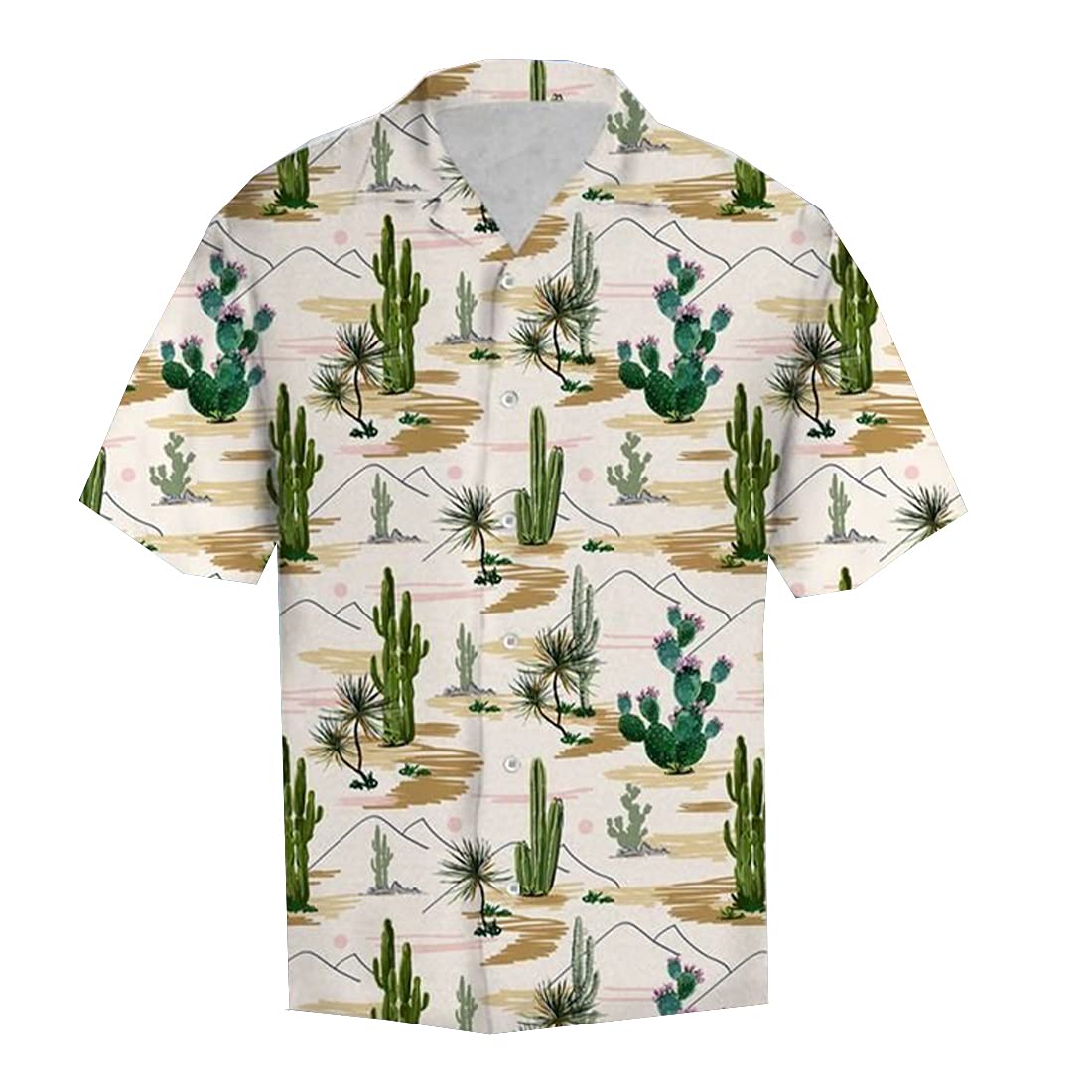Wild Animal Print Hawaiian Shirts for Men - Tropical Short Sleeve Button Down Shirts with Exotic Patterns | Perfect for Beach Parties, Summer Vacations & Casual Wear