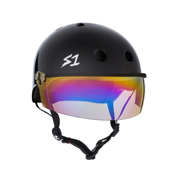 Lifer Motorcycle Helmet with Iridium Gradient Mirror Visor - Lightweight & Durable for Safe Riding - Perfect for Street Bikes, Cruisers & Commuting