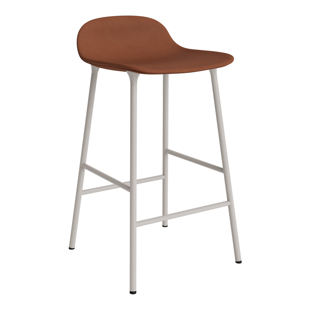 Modern Form Counter Stool with Sturdy Metal Legs & Comfortable Upholstered Seat - Perfect for Kitchen Islands, Breakfast Bars & Home Decor
