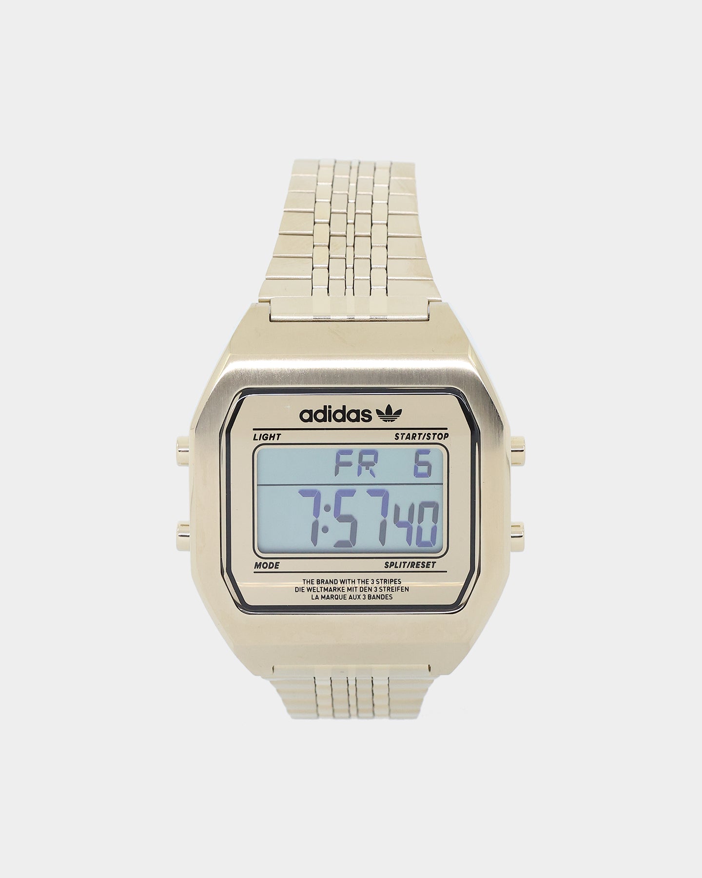 Adidas Digital Two Gold Smartwatch - Fitness Tracker with Heart Rate Monitor, Sleep Tracking & Waterproof Design for Running, Swimming & Outdoor Activities