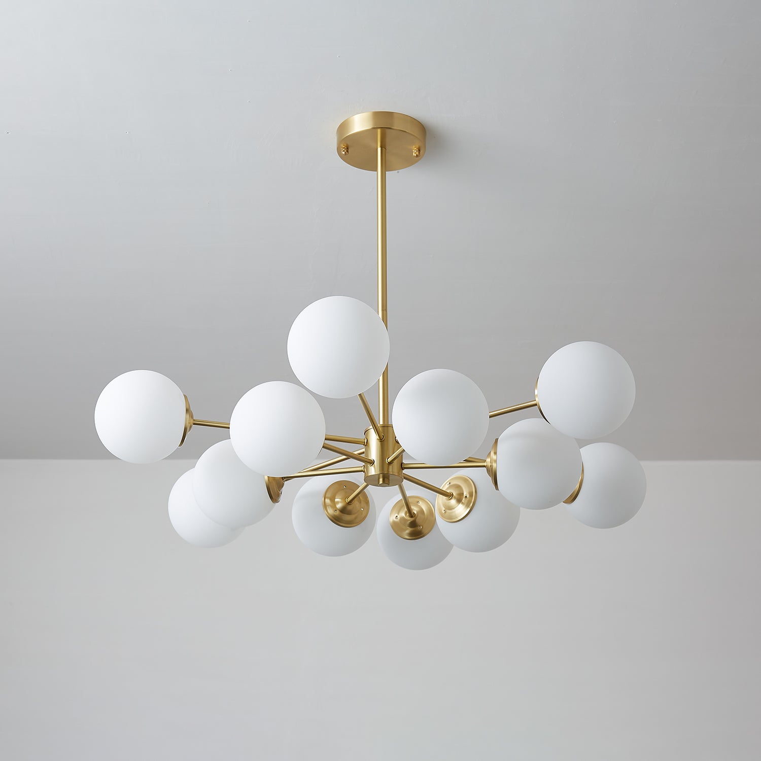 Elysium Crystal Chandelier - Elegant Modern Ceiling Light Fixture for Dining Room, Living Room & Bedroom | Perfect for Home Decor & Wedding Venues