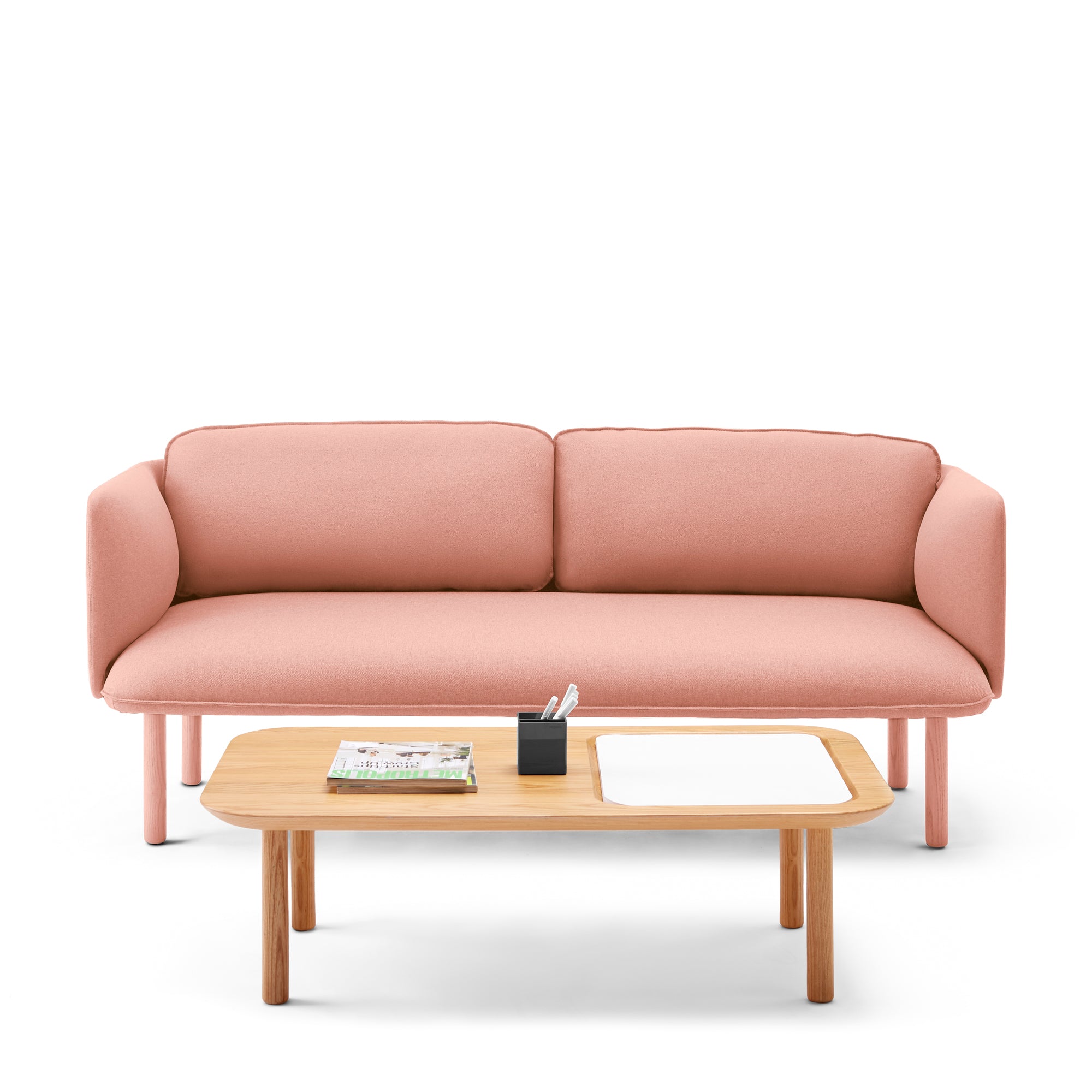 QT Low Lounge Sofa - Modern Minimalist Sectional Couch for Small Spaces, Comfortable & Stylish Living Room Furniture - Perfect for Apartments, Lofts, and Cozy Home Decor
