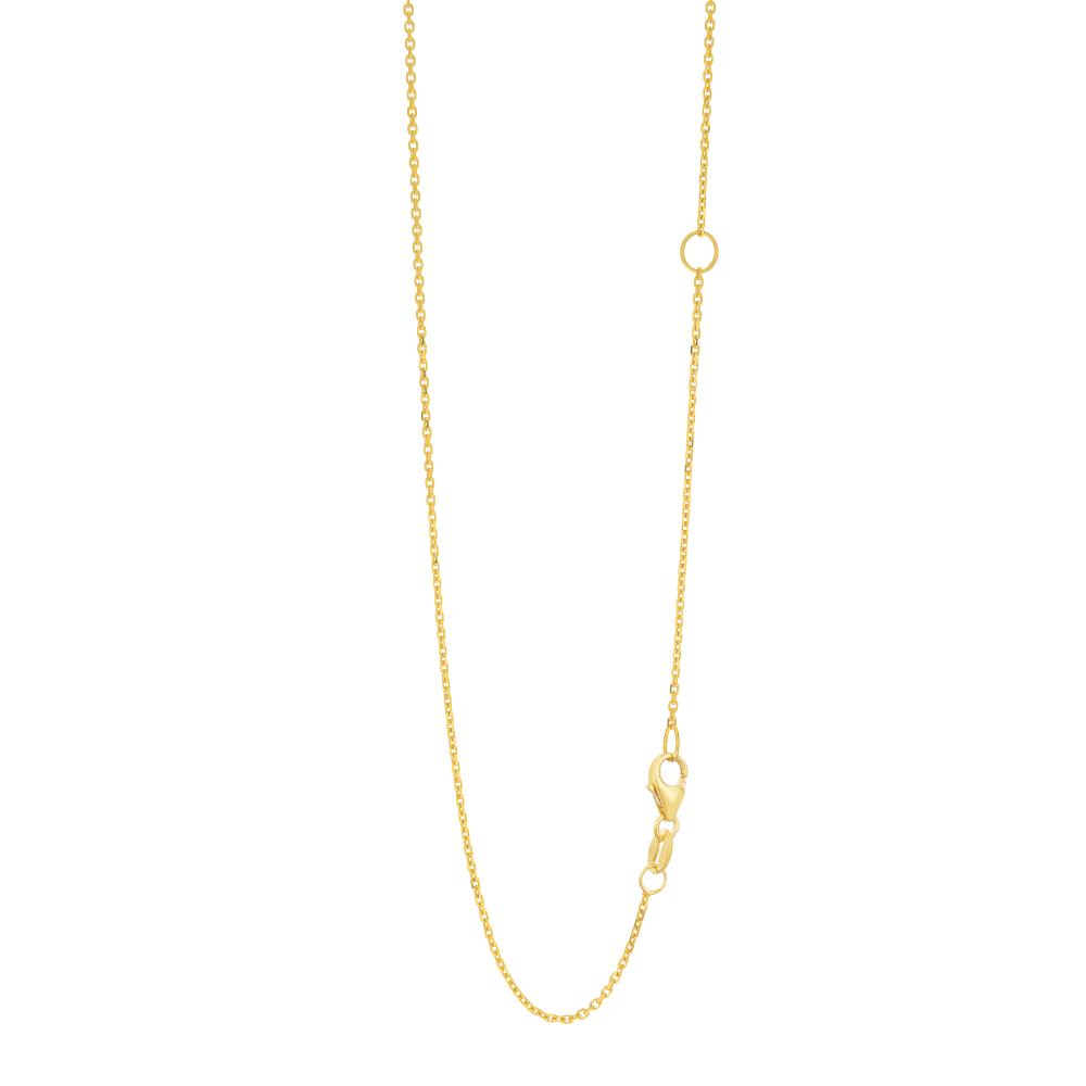 14K Gold 1.1mm Extendable Chain Necklace - Dainty Adjustable Layering Jewelry for Women - Perfect for Everyday Wear, Gift Giving & Special Occasions