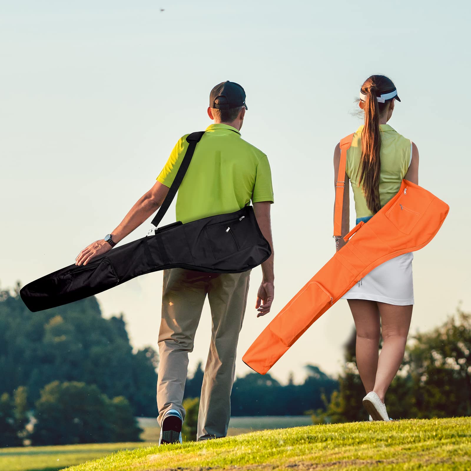 Portable Golf Carry Bag - Waterproof & Foldable for Driving Range | Gift for Golfers