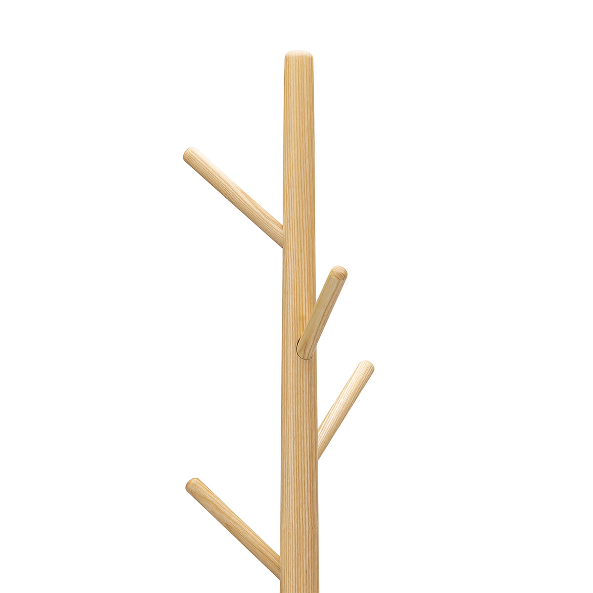Stylish Wooden Coat Rack Stand with 5 Hooks - Wall Mounted Entryway Organizer for Hats, Jackets & Bags - Perfect for Hallway, Bedroom or Office Decor