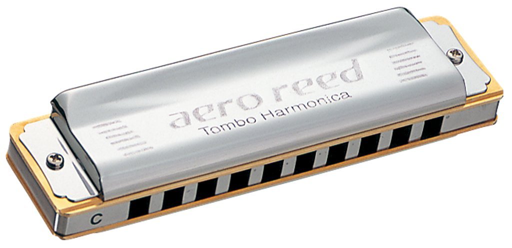 Harmonica Aero Reed - 10 Hole Major Diatonic in F# Key (F# Major/Fa#) - Perfect for Blues, Folk & Country Music Performance