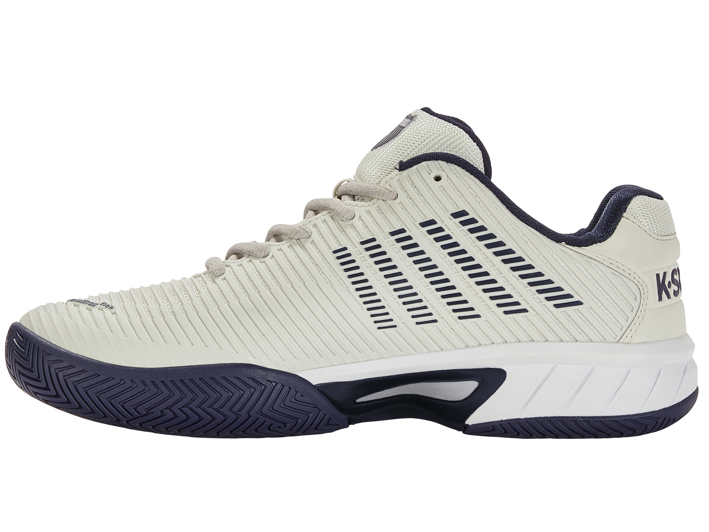 Hypercourt Express 2 Tennis Shoes - Gray/White/Peacoat | Lightweight & Durable Court Shoes for Men & Women | Perfect for Tennis, Pickleball & Casual Wear