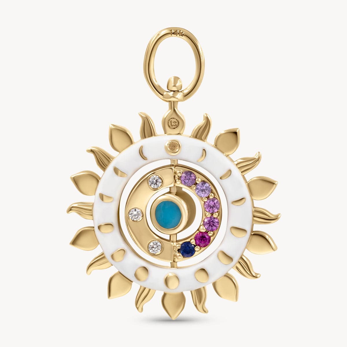 Personalized Zodiac Flip Pendant Necklace - Tell Your Story with Custom Horoscope Jewelry | Perfect for Birthday Gifts, Anniversary Presents & Everyday Wear