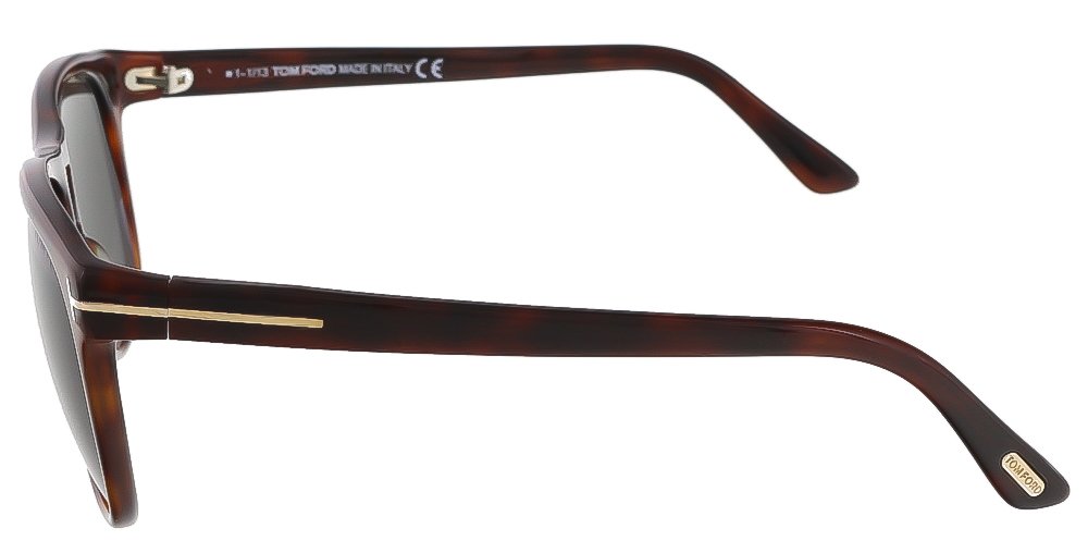 Tom Ford 0288 52F Dark Havana Lennon Wayfarer Sunglasses - UV Protection Category 3 Lenses - Perfect for Driving, Beach & Outdoor Fashion