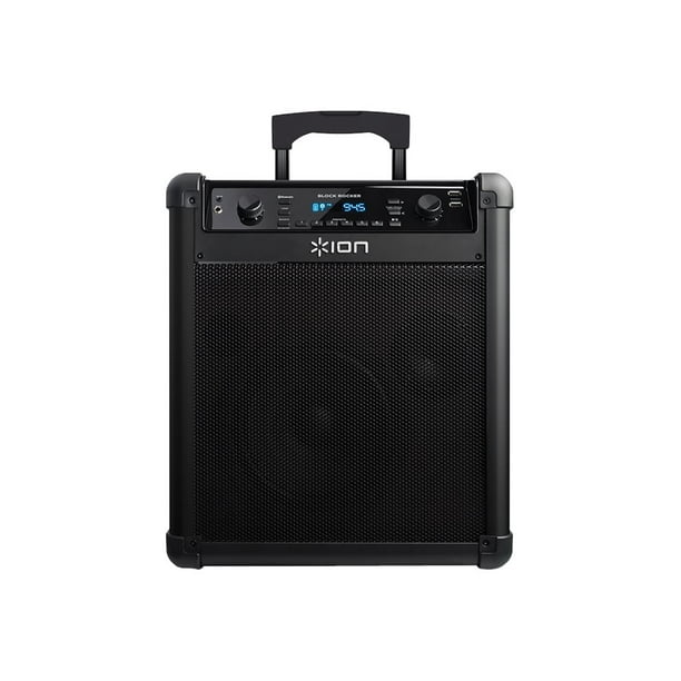 ION Audio Block Rocker iPA76C Portable PA Speaker System - Wireless Bluetooth & NFC Connectivity, 2-Way Sound for Outdoor Events, Parties & Live Performances