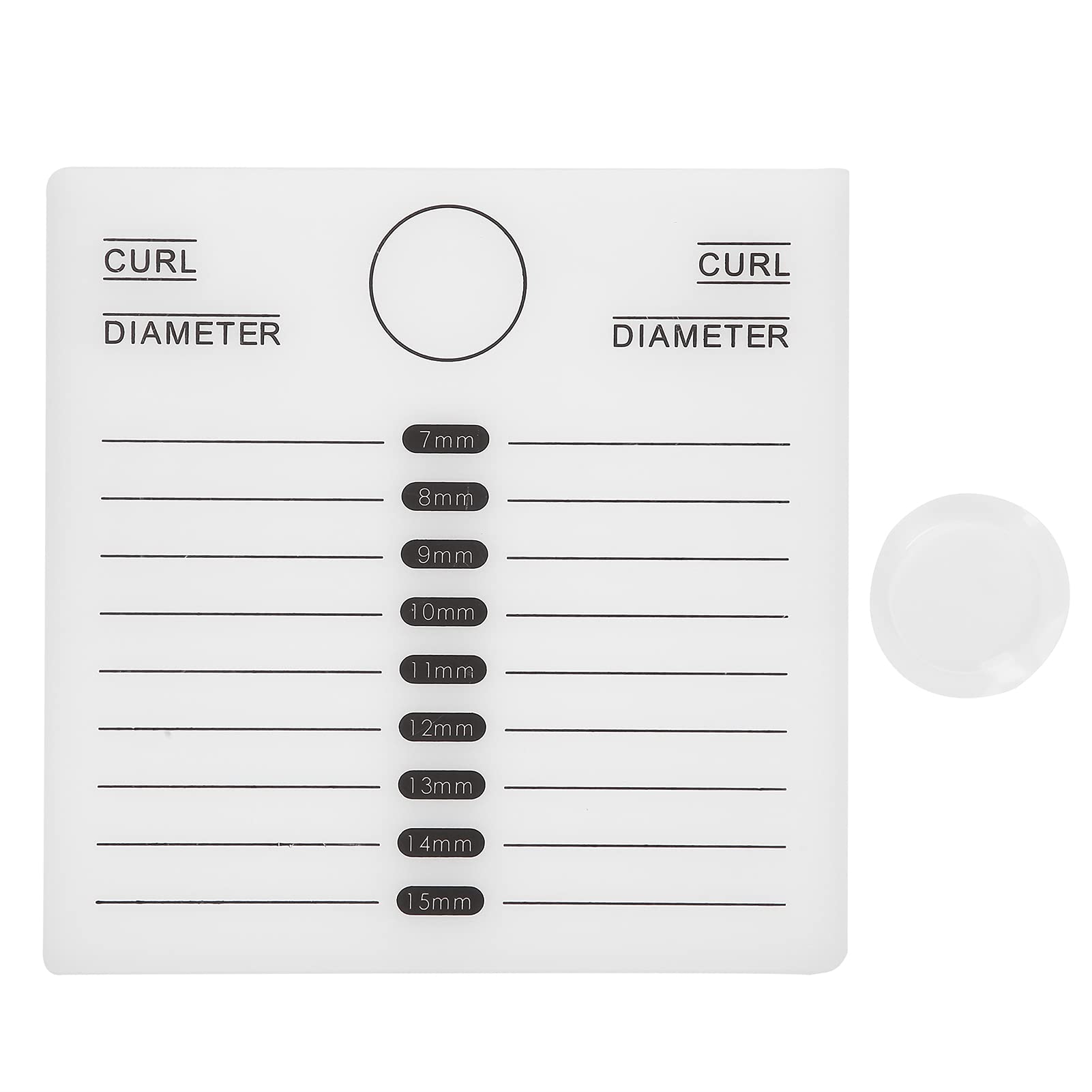 Acrylic White Silicone Eyelash Extension Tray - Professional Lash Organizer for Beauty Salon & Eyelash Techs | Perfect for Lash Extension Storage & Salon Organization