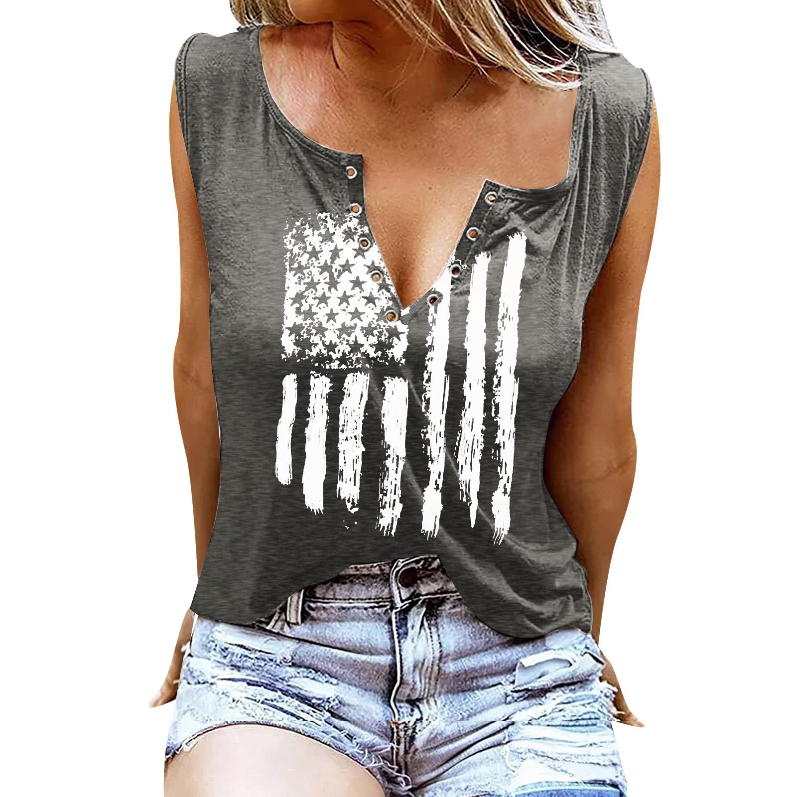Women's Casual Sleeveless Camisole Tank Tops - Loose Flowy Pleated Tunic Shirts for Summer | Lightweight Cute Blouses for Beach, Lounge & Everyday Wear