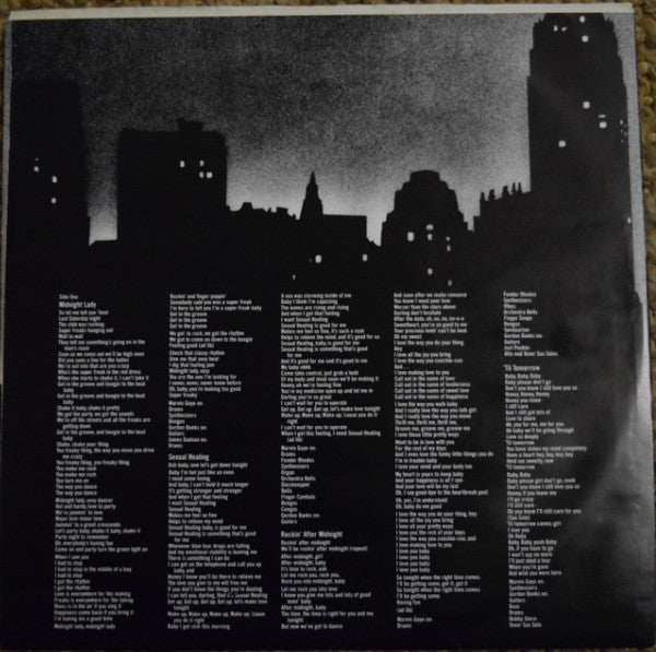 Marvin Gaye - Midnight Love Vinyl LP Album (VG Condition) - Perfect for Jazz & Soul Music Collectors & Home Listening