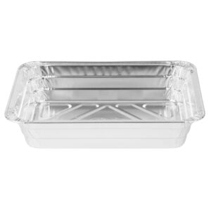 2.25 Pound Aluminum Pans with Foil Lids - 10 Sets of Disposable Baking Trays for Cooking, Roasting & Meal Prep - Perfect for Parties, BBQs & Food Storage