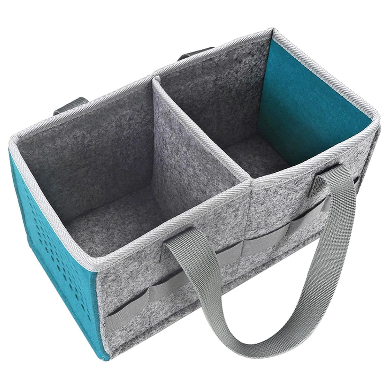 Foldable Felt Handbag Organizer - Portable Storage for Toys, Cosmetics & Diapers