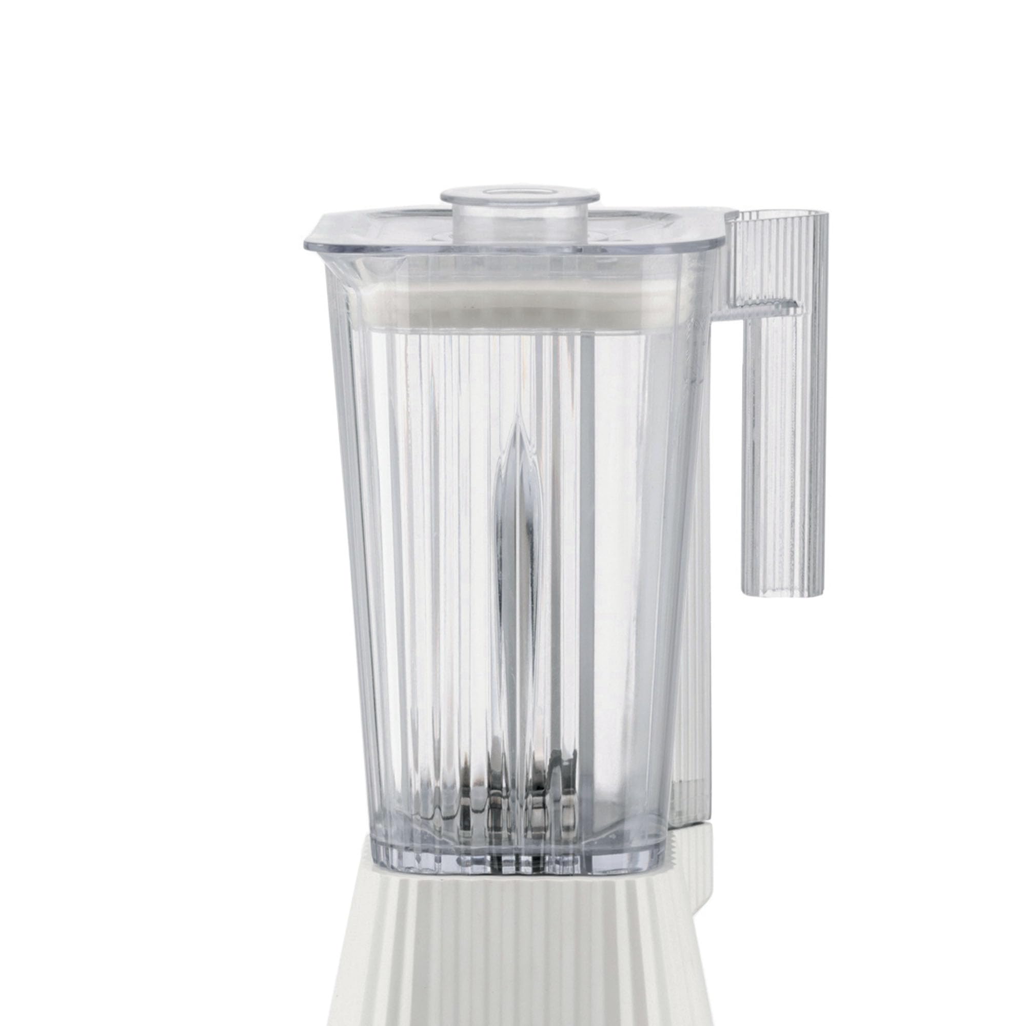 Alessi Plissé MDL09W/USA 700W Blender - White Thermoplastic Resin Pitcher with PCTG Graduation & US Plug - Perfect for Smoothies, Cocktails & Kitchen Prep