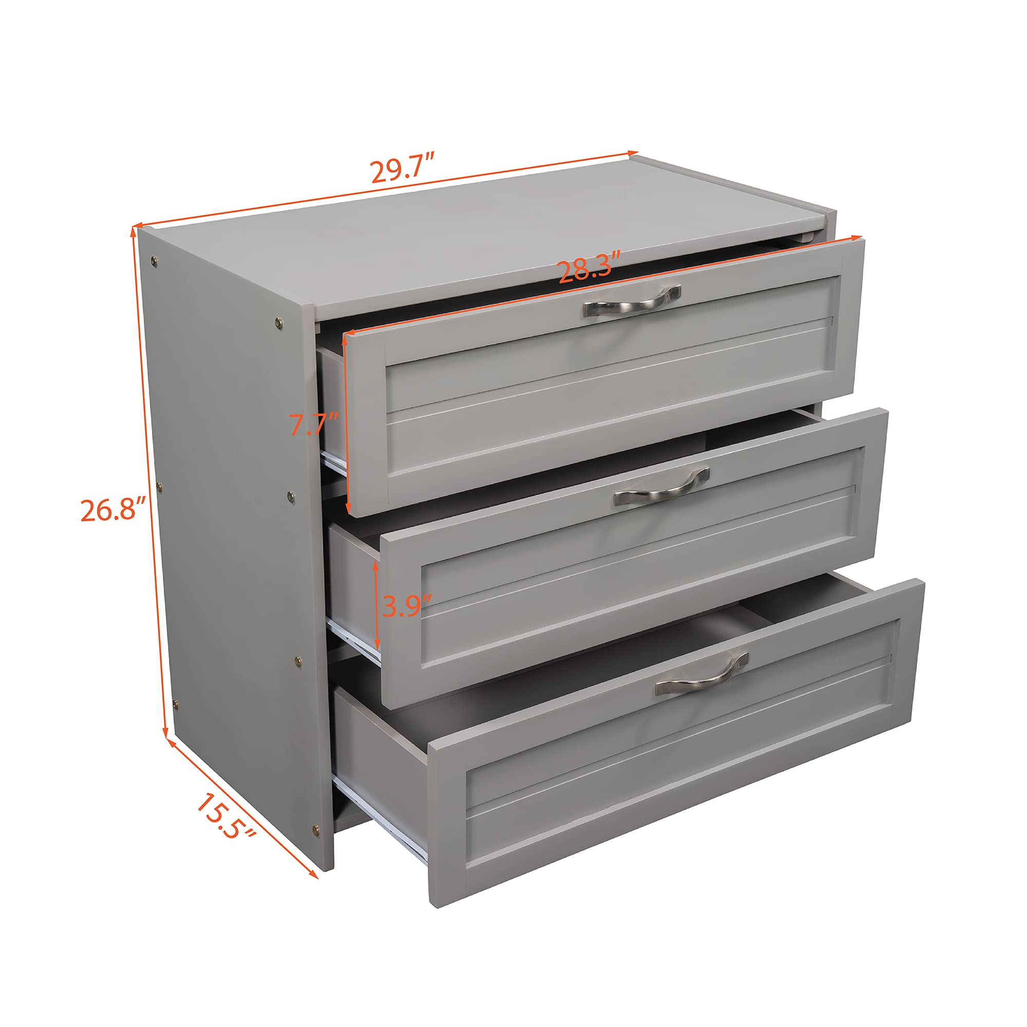 **Low Loft Bed with Slide for Kids - Twin Size Solid Wood Bed Frame with Drawers, Cabinet & Shelf - Gray (3) - Perfect for Small Bedrooms & Playrooms**