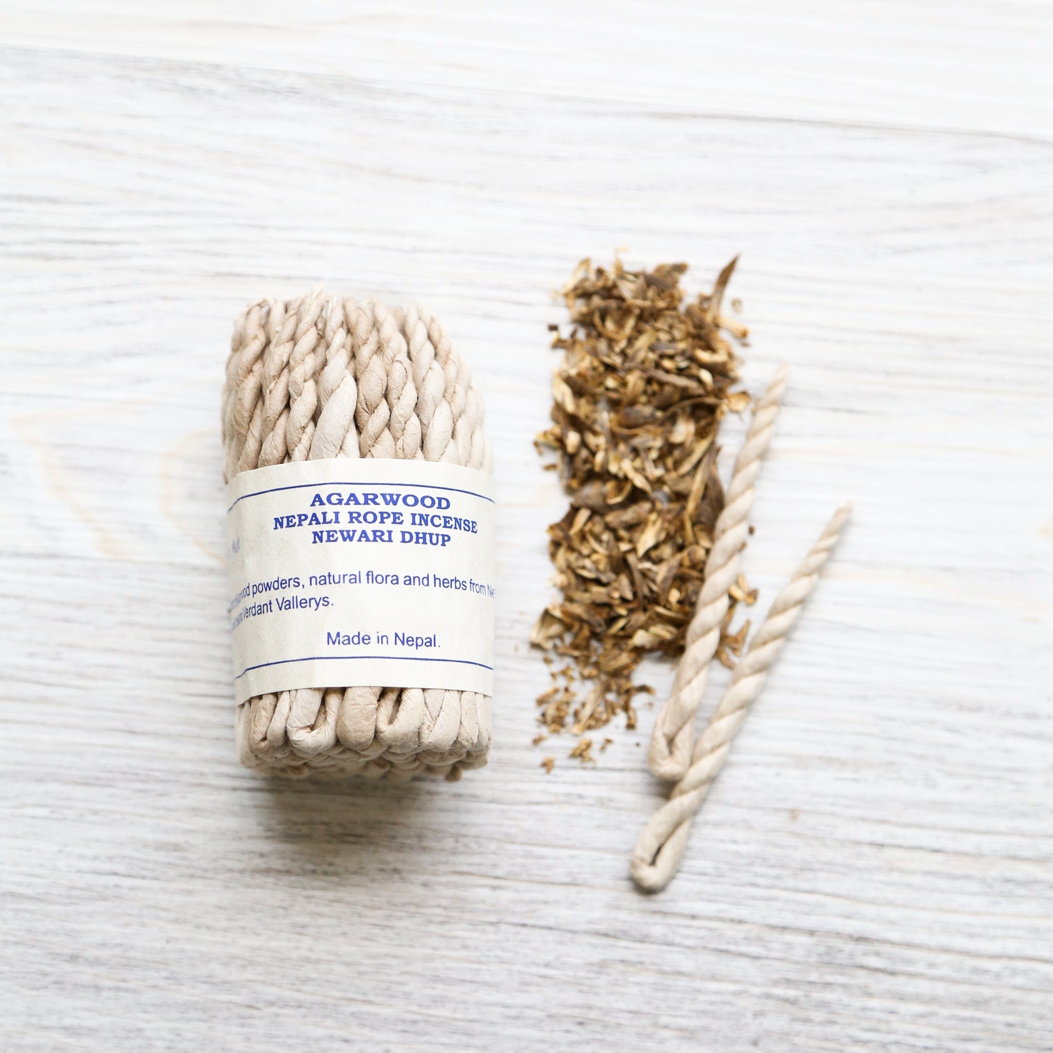 Premium Agarwood Nepali Rope Incense - 100% Natural Handmade Incense Sticks for Meditation, Yoga & Spiritual Relaxation | Aromatic Home Fragrance & Stress Relief