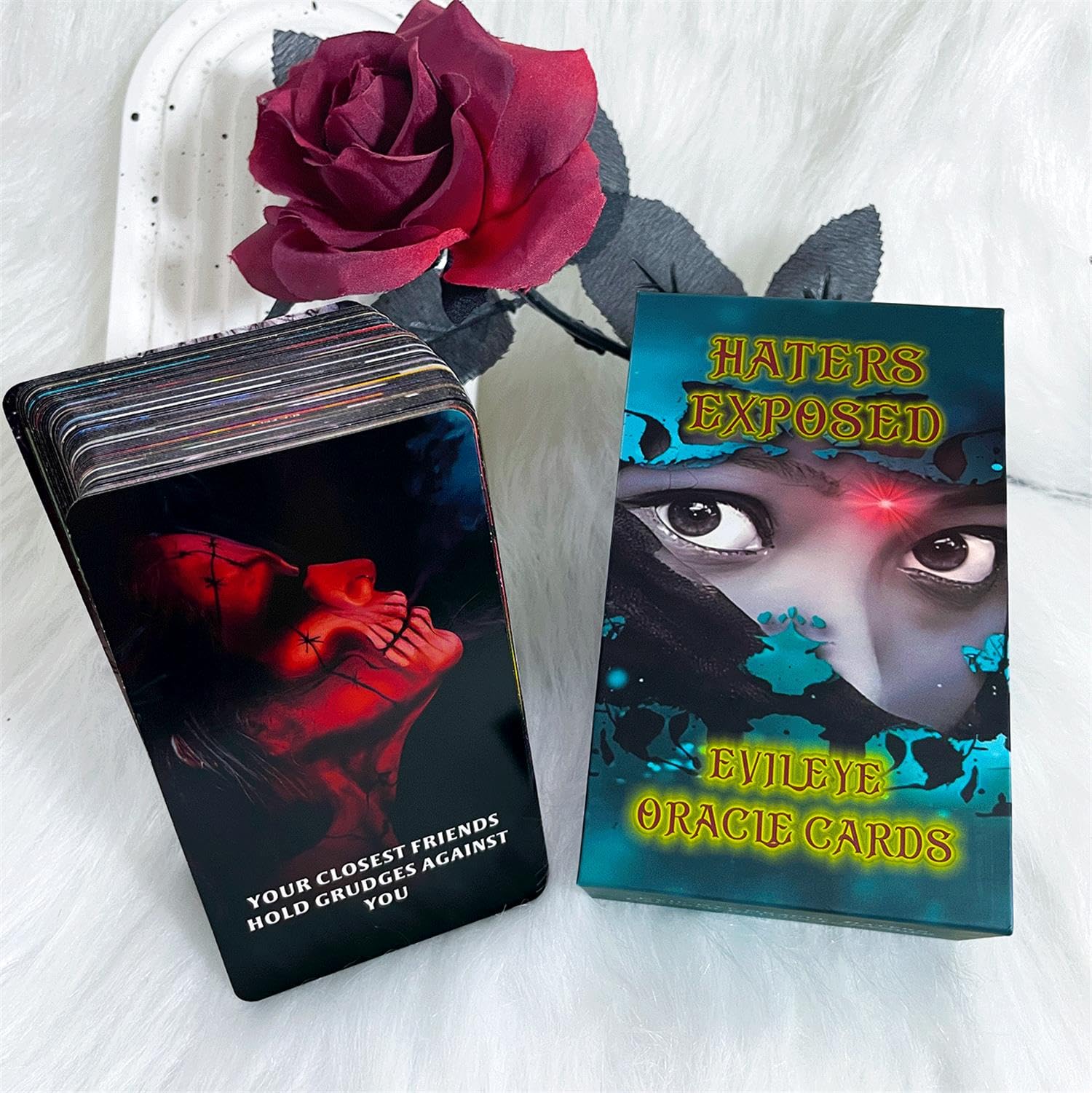 Evil Eye Oracle Cards - Spiritual Insight & Discovery Deck for Wisdom, Revelation & Protection | Perfect for Meditation, Divination & Energy Cleansing Rituals