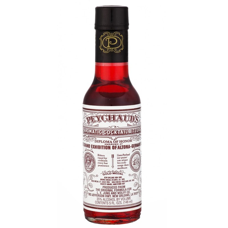 Peychaud's Bitters 148ml | Premium Cocktail Bitters for Old Fashioned, Sazerac & Mixology | Perfect for Home Bars & Professional Bartenders