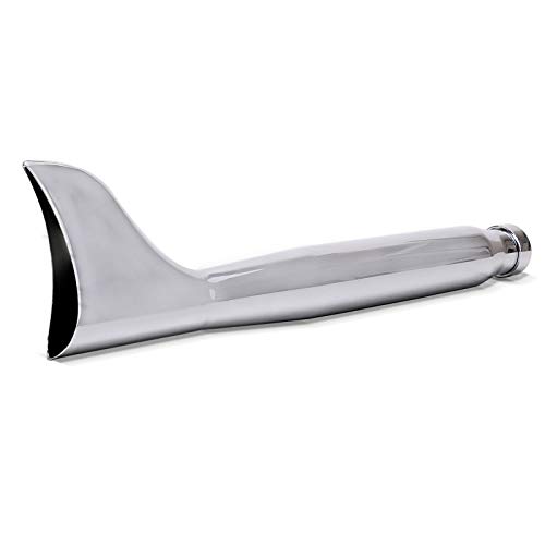 Exhaust Fishtail Right Compatible with Cruiser Iron Chrome CB6471 - High-Performance Motorcycle Muffler for Harley, Honda, and Yamaha Cruisers - Perfect for Street Riding and Custom Bike Builds