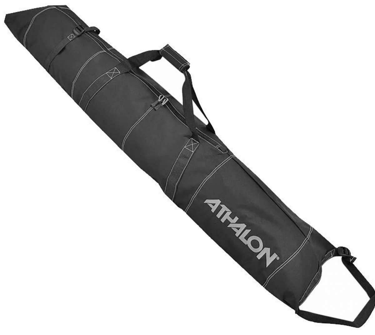 Athalon Lightweight Non-Padded Ski Bag for Travel & Storage - Durable Protection for Skis & Snowboards (2022-2023 Model) | Perfect for Air Travel, Mountain Trips & Seasonal Equipment Storage
