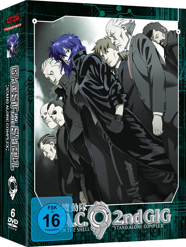 Ghost in the Shell SAC 2 Complete Box Set - Anime DVD Collection | Perfect for Sci-Fi Fans & Collectors | Great for Movie Nights & Gift Giving