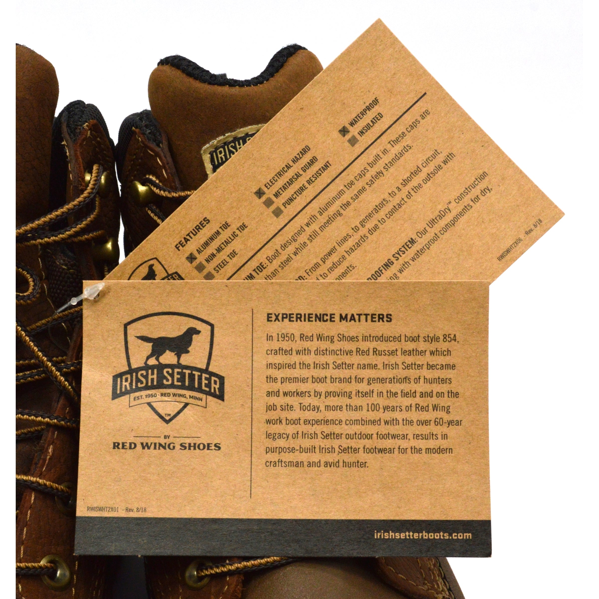 New in Box! Red Wing Irish Setter Ramsey 2.0 Work Boots #83648 - Men's Size 11 EE - Durable Safety Shoes for Construction, Farming & Outdoor Work