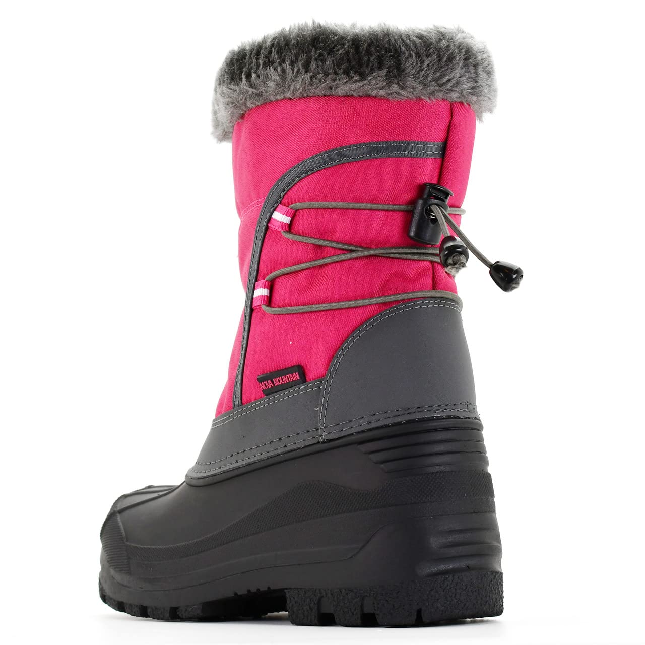 Nova Mountain Kids Winter Snow Boots - Waterproof, Insulated, Non-Slip for Boys & Girls - Perfect for Snow Play, Sledding & Cold Weather Outdoor Activities