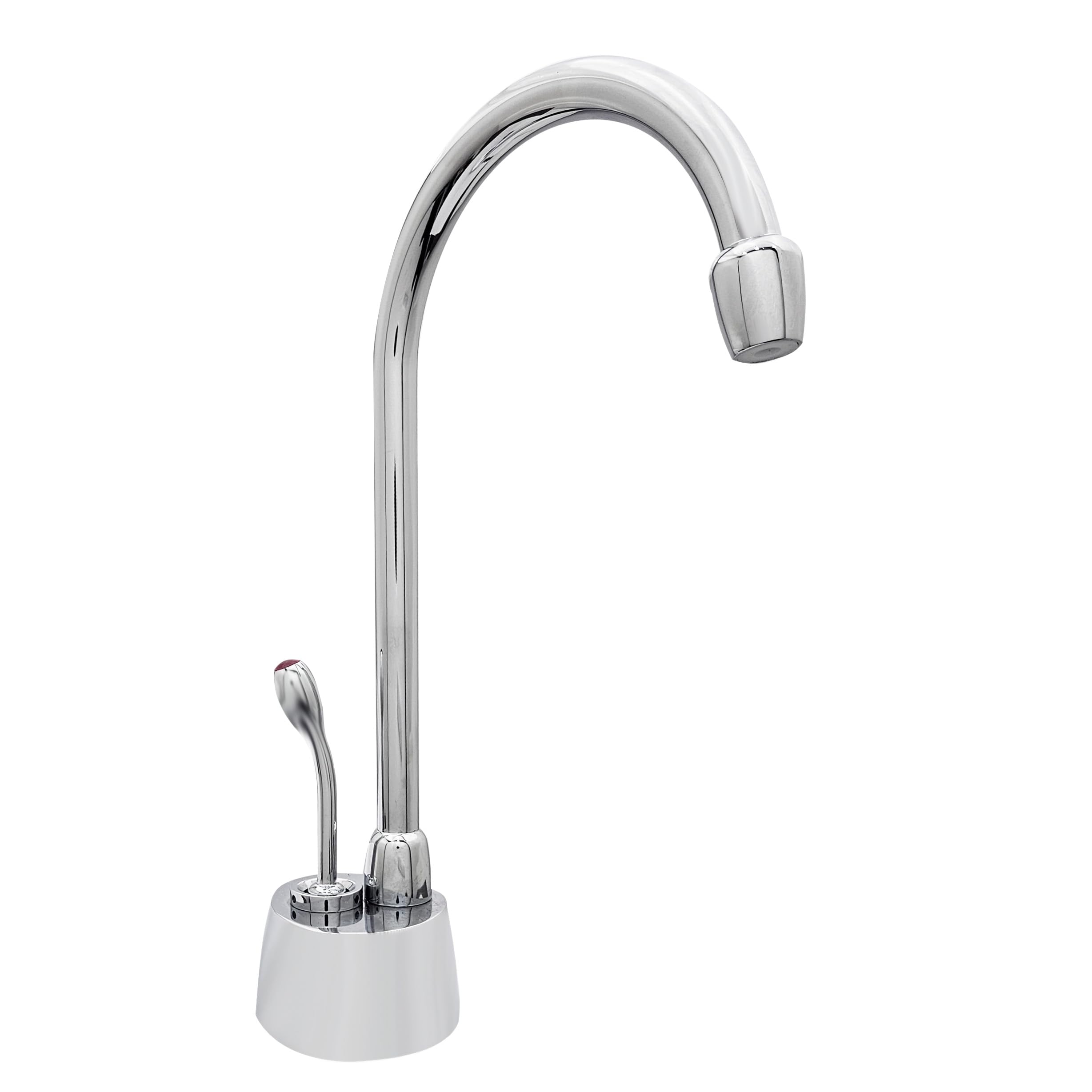 Westbrass D271-NL-26 Velosah 9-Inch Single Handle Hot Water Dispenser Faucet - Polished Chrome Finish (Tank Sold Separately) - Perfect for Kitchen Sinks, Coffee Stations & Instant Hot Water Needs