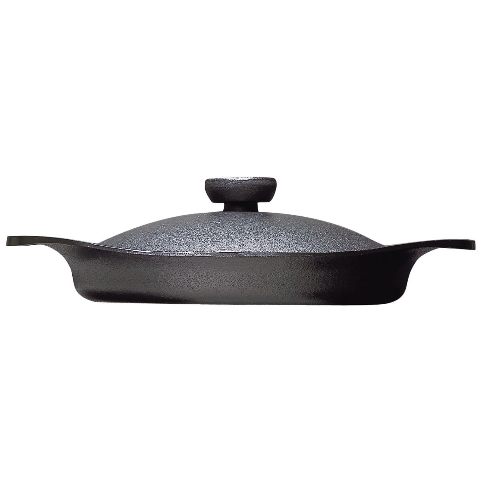 Premium Japanese Sori Yanagi Nanbu Ironware Oil Pan - Simple Design, High Practicality, Induction Compatible with Iron Lid & Handle - Perfect for Home Cooking, Frying & Professional Kitchen Use
