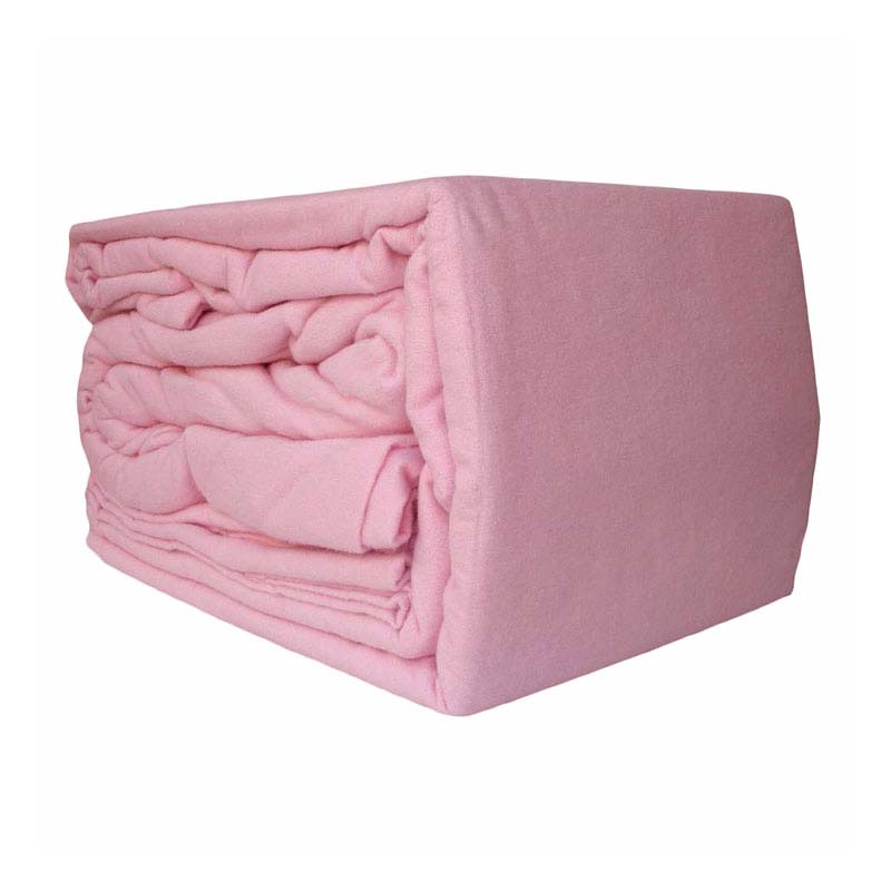 Premium 100% Egyptian Cotton Flannel Sheet Set - Soft & Breathable, Double Bed Size, Pink | Perfect for Cozy Winter Nights & Cold Weather Comfort