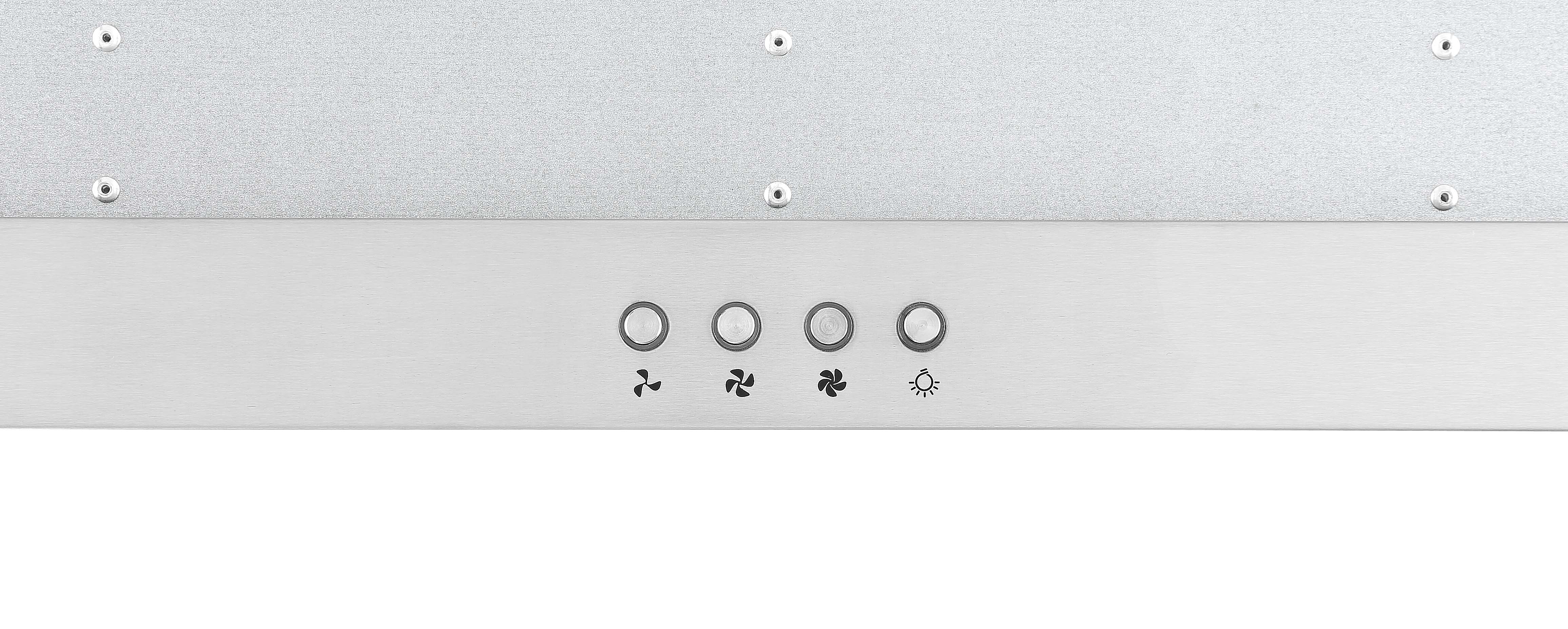 Forte 436 36-Inch Stainless Steel Slide-Out Range Hood - Powerful Ventilation for Kitchen, Cooking, and Smoke Removal