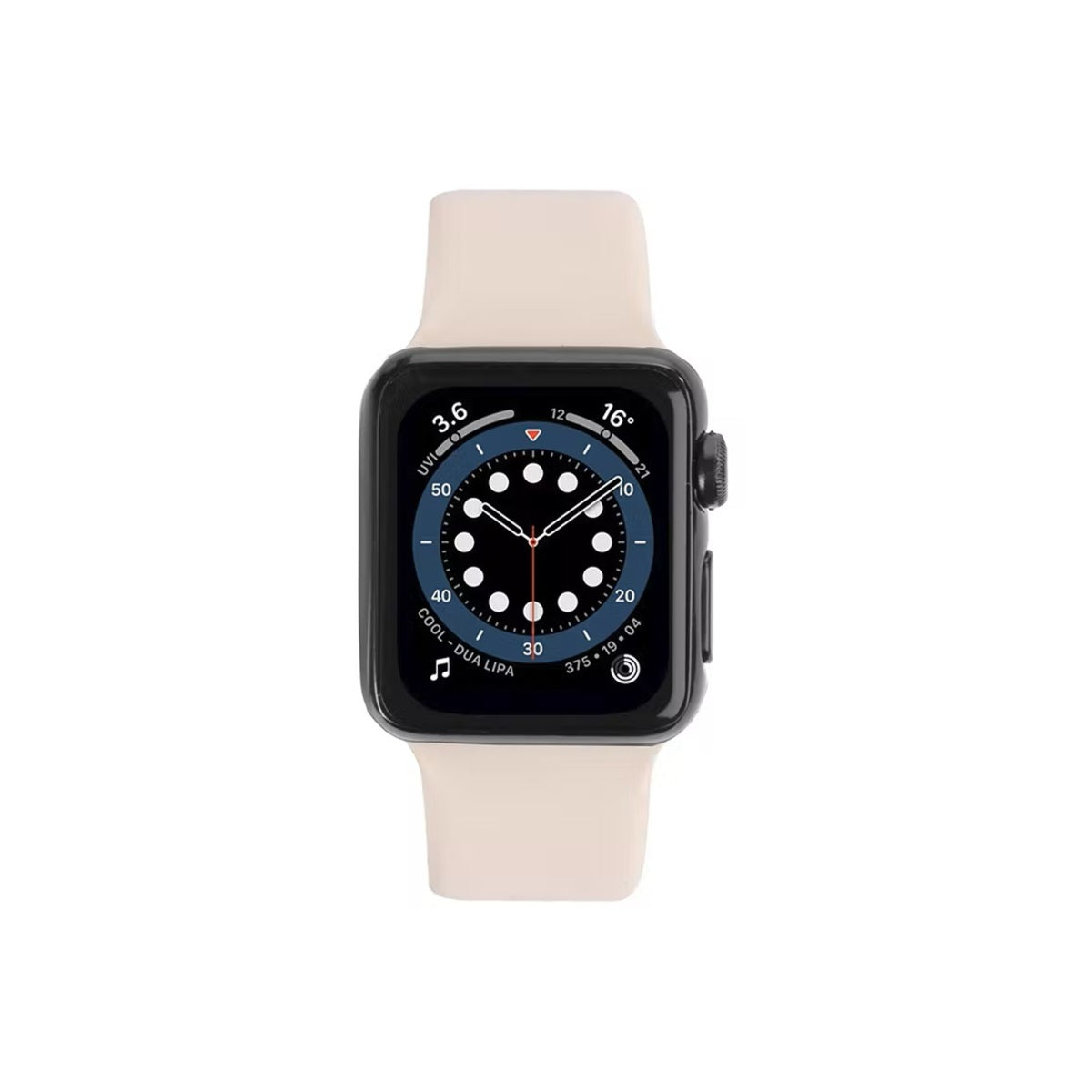 3sixT Silicone Replacement Band for Apple Watch 38mm 40mm 41mm - Durable Soft Sport Strap for Workout, Running & Daily Wear