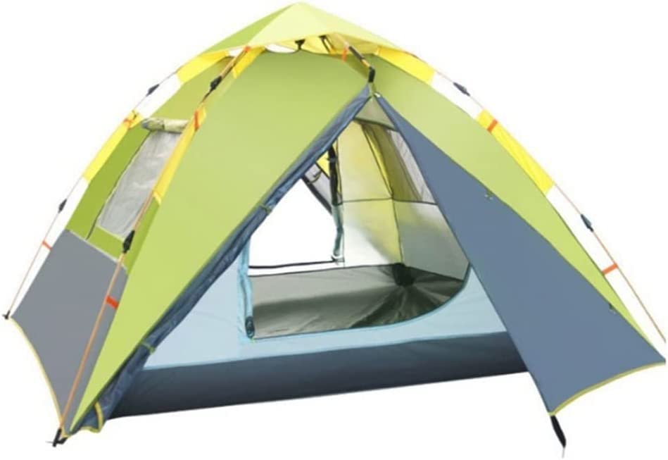 JYYBN 3-4 Person Waterproof Camping Tent with Removable Rainfly & Carry Bag - Lightweight Family Tent for Camping, Hiking, Backpacking - Perfect for Outdoor Adventures, Beach Trips and Family Picnics