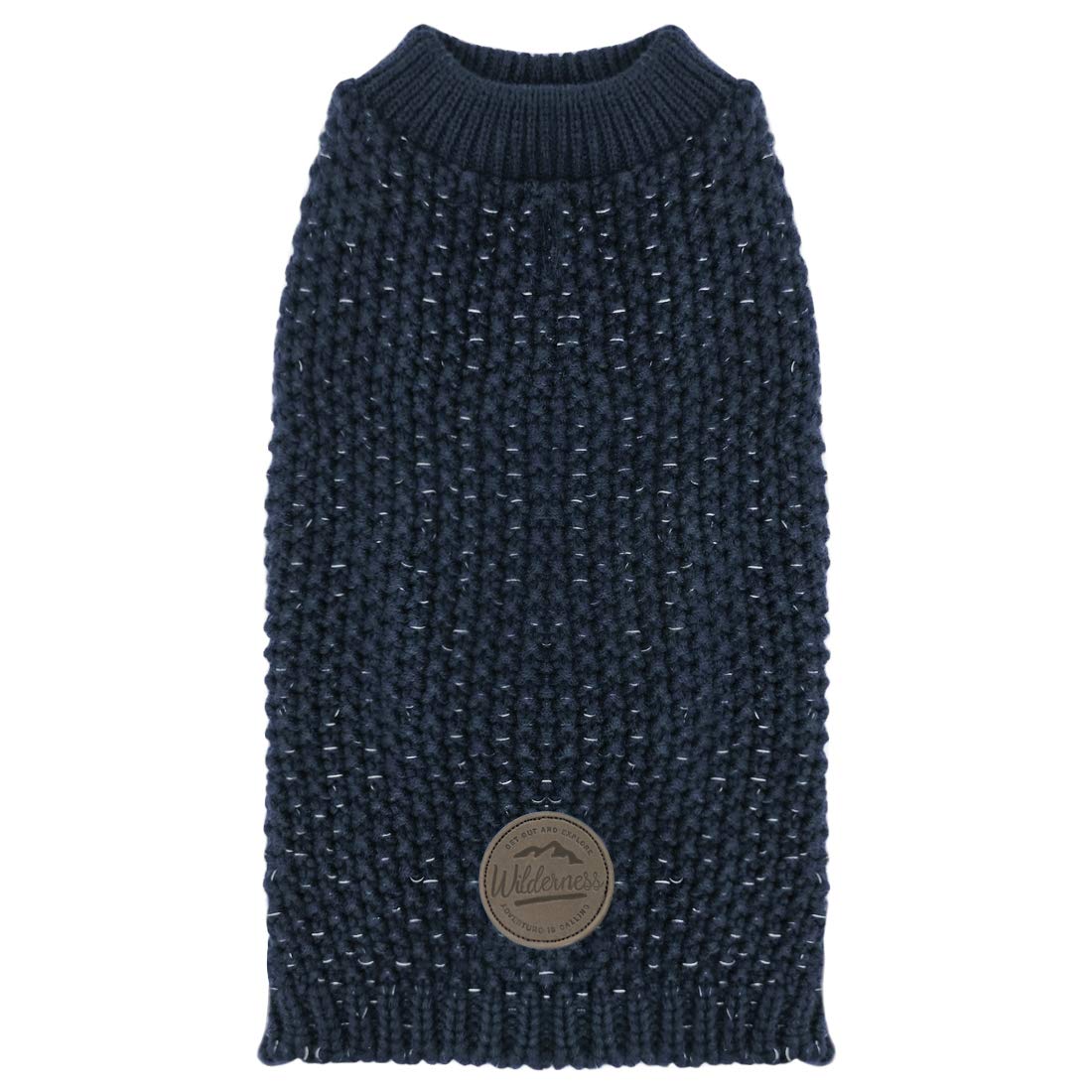 KYEESE Reflective Dog Sweater for Small Dogs - Warm Winter Knit Pullover for Fall & Winter - Perfect for Night Walks & Cold Weather Outings