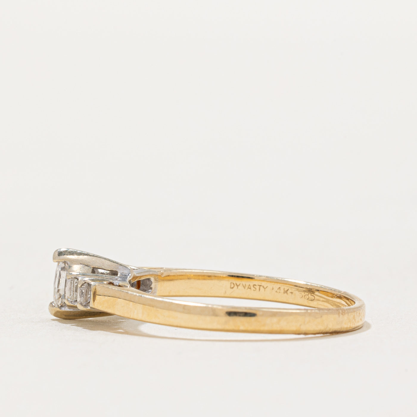 0.25ctw Marquise Cut Diamond Engagement Ring - Size 6.75 - Elegant Wedding Band for Women - Perfect for Proposals, Anniversaries & Special Occasions