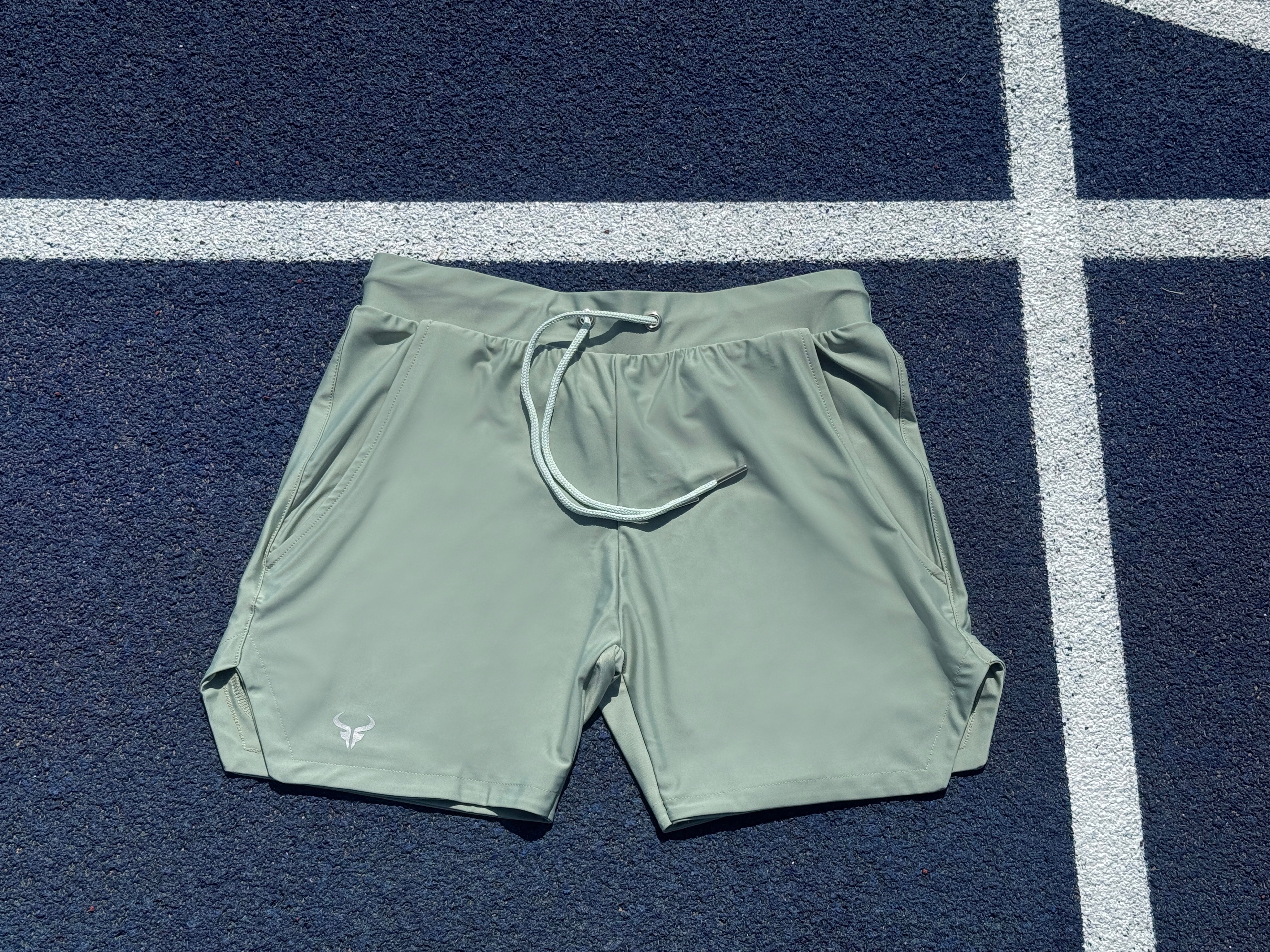 Cerus Mint Titan Linerless Running Shorts for Men - Lightweight Quick-Dry Athletic Shorts with Pockets - Perfect for Gym, Jogging & Outdoor Activities