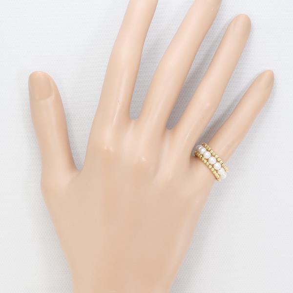 18K Yellow Gold Pearl Ring for Women - Elegant & Timeless Jewelry Gift for Her - Perfect for Weddings, Anniversaries & Special Occasions